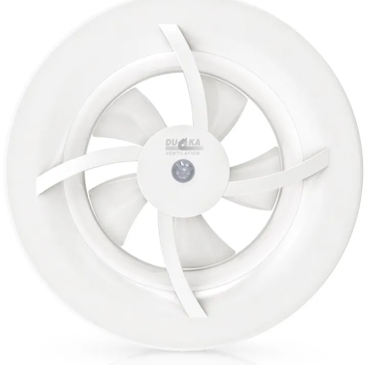DUKA S7 "7i1" badventilator, Ø100 mm, hvid