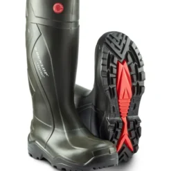 Dunlop Purofort+ gummistøvler O4, grøn, str. 37