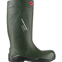 Dunlop Purofort+ gummistøvler O4, grøn, str. 37