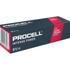 Duracell Procell 9V batterier, 10 stk.