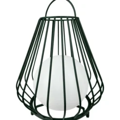 Dyberg Larsen Evesham solcelle lanterne, grøn, 38 cm