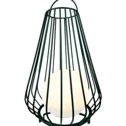 Dyberg Larsen Evesham solcelle lanterne, grøn, 48 cm