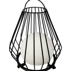 Dyberg Larsen Evesham solcelle lanterne, sort, 22 cm