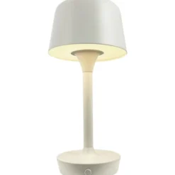 Dyberg Larsen Flow genopladelig bordlampe, beige
