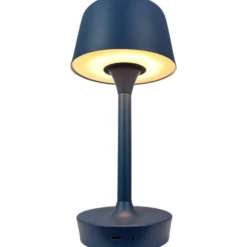 Dyberg Larsen Flow genopladelig bordlampe, blå