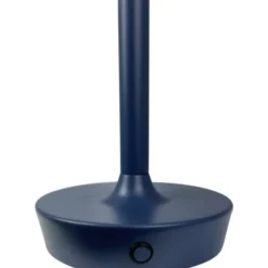 Dyberg Larsen Flow genopladelig bordlampe, blå