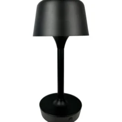 Dyberg Larsen Flow genopladelig bordlampe, sort