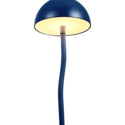 Dyberg Larsen Fonzy genopladelig bordlampe, blå