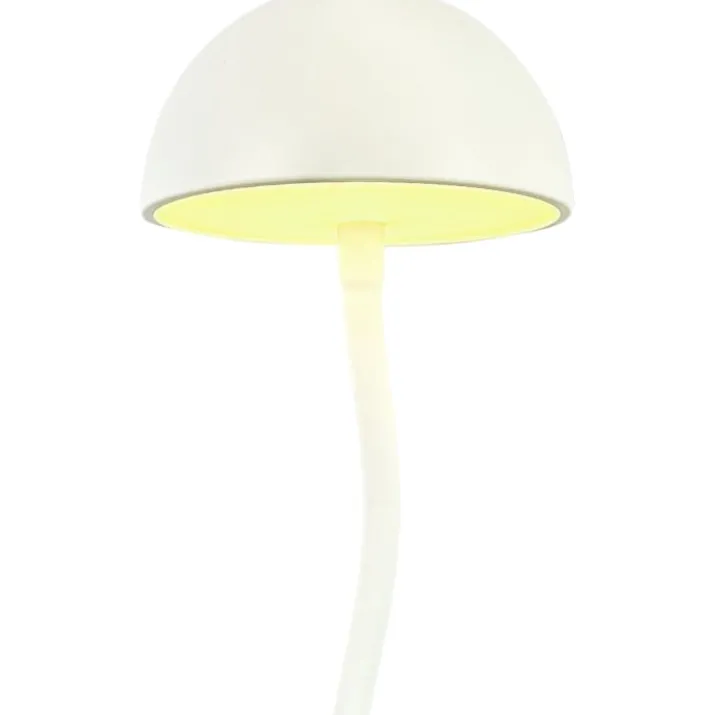 Dyberg Larsen Fonzy genopladelig bordlampe, hvid
