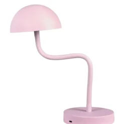 Dyberg Larsen Fonzy genopladelig bordlampe, lyserød