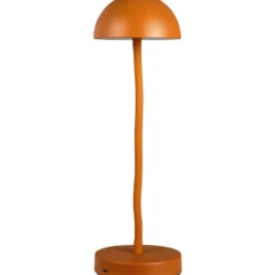Dyberg Larsen Fonzy genopladelig bordlampe, orange