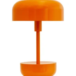 Dyberg Larsen Haipot genopladelig bordlampe, orange