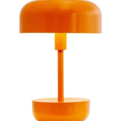 Dyberg Larsen Haipot genopladelig bordlampe, orange
