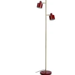 Dyberg Larsen Ocean gulvlampe, rød