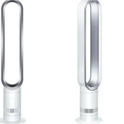 Dyson AM07 Cool gulvventilator, 100 cm, hvid/sølv