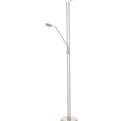 Eglo Baya 1 gulvlampe, børstet stål