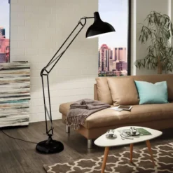 Eglo Borgillio gulv arkitektlampe, sort