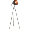 Eglo Chester gulvlampe, sort/kobber