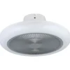 Eglo Kostrena ventilator med lys, hvid/grå