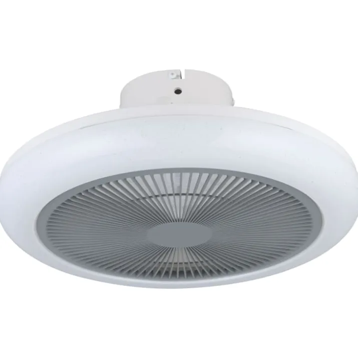Eglo Kostrena ventilator med lys, hvid/grå