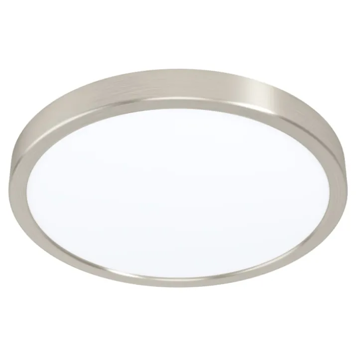 Eglo Z Fueva Bath plafond, børstet stål, Ø28,5 cm