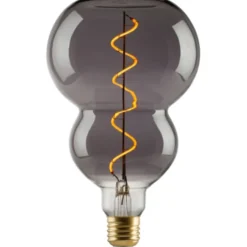 e3light Vintage E27 spiralpære, 2200K, 4W