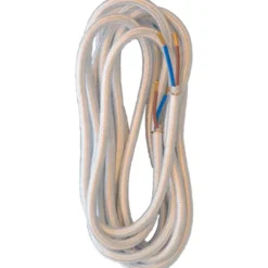 E-Line stofledning, 5 meter, hvid