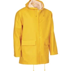 Elka Outdoor regnjakke PU/PVC, gul, str. 3XL