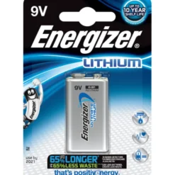 Energizer 9V batteri, 1 stk.