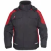FE Engel Galaxy vinterjakke, koksgrå/rød, str. 2XL