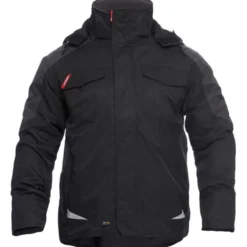 FE Engel Galaxy vinterjakke, sort/koksgrå, str. 5XL