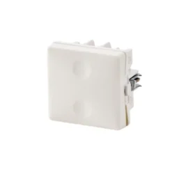 Fesh Curveline afbryder, 1P, 1 modul, hvid
