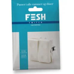 Fesh Curveline kroneafbryder, 1 modul, hvid