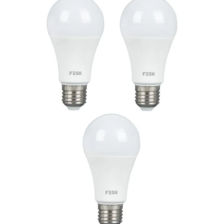 Fesh Smart E27 standardpære, 2700-6500K, 9W, 3-pak