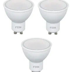 Fesh Smart GU10 spotpære, 2700-6500K, 5W, 3-pak