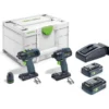 Festool TID 18 HPC 4,0 I-Set T18 kombipakke slagbor/skru