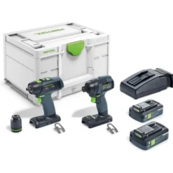 Festool TID 18 HPC 4,0 I-Set T18 kombipakke slagbor/skru