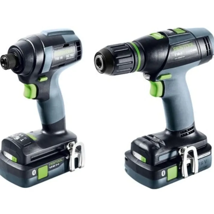 Festool TID 18 HPC 4,0 I-Set T18 kombipakke slagbor/skru