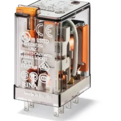 Finder S55.32 stikbensrelæ, 2P, 10A, 24VAC