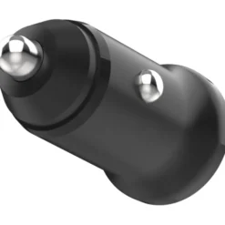 Fixed universal biloplader, USB-C PD/USB-A, sort