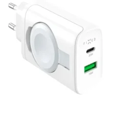 Fixed USB-A & C adapter med Apple watch oplader