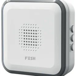 Foss Fesh Smart dørklokke med video, wifi, sort/hvid