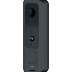 Foss Fesh Smart dørklokke med video, wifi, sort/hvid