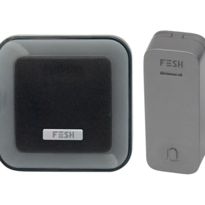 Foss Fesh Smart dørklokke stikkontakt, wifi, grå