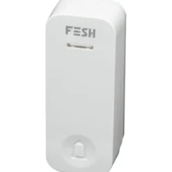Foss Fesh Smart trykknap til dørklokke, wifi, hvid
