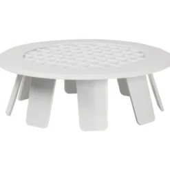Fresh drænrørsventil, Ø100 mm, med flange, grå