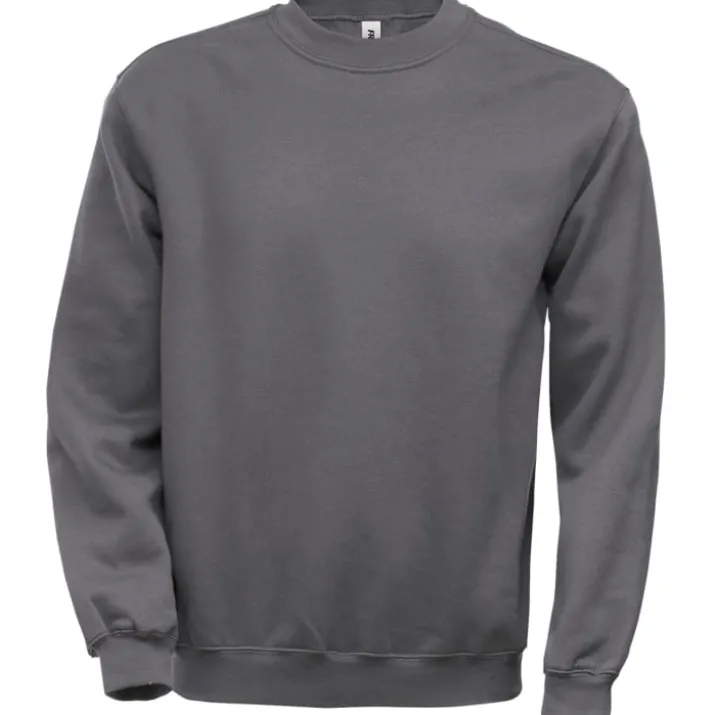 Fristads Acode Klassisk sweatshirt, mørkegrå, str. L