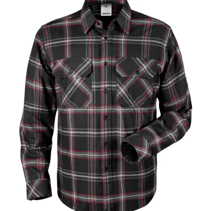 Fristads skovmandsskjorte, sort, str. 2XL