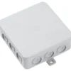 F-tronic E114 forgreningsdåse, 100x100 mm, lysegrå