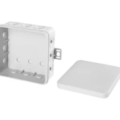 F-tronic E125 samledåse, 75x75x40 mm, lysegrå